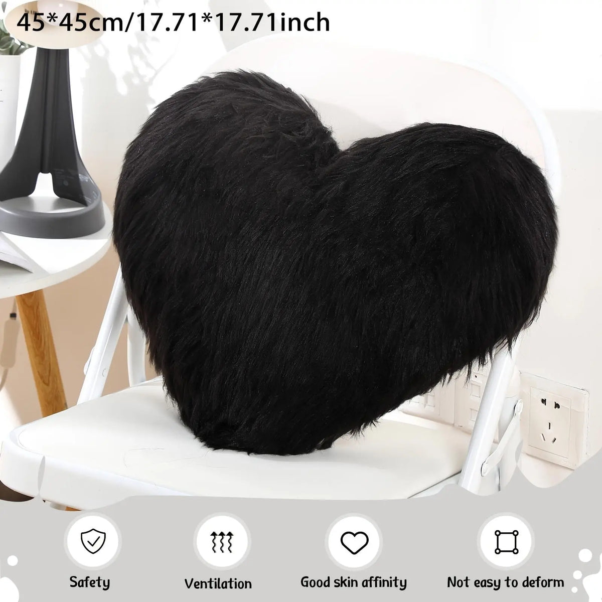 Modern Home Cow Pattern Long Plush Rug, Soft Comfortable Durable Carpet for Bedroom Living Room Study Bedside