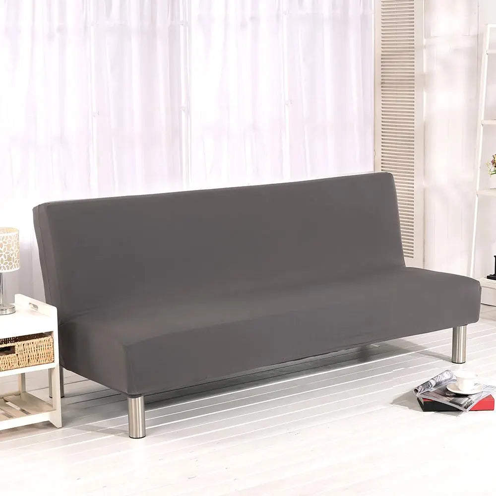 Solid Color Sofa Cover, Stretch Sofa Cover, Elastic Sofa Slipcover, Couch Cover, 1 Count Foldable Sofa Bed Cover, Dustproof Sofa Slipcover, Sofa Protector for Home Living Room, Bedroom