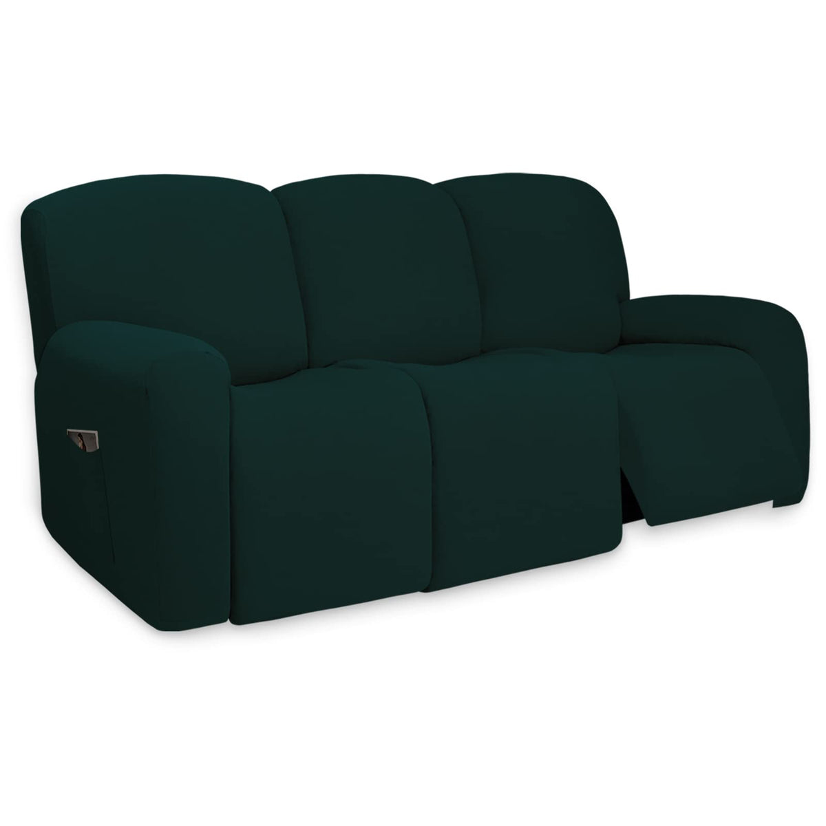 PureFit Stretch Couch Covers for Sofa Large Sofa Slipcovers Dark Gray
