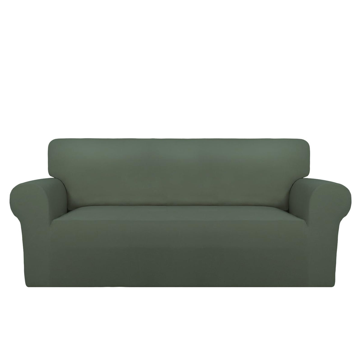 PureFit Stretch Couch Covers for Sofa Large Sofa Slipcovers Chocolate