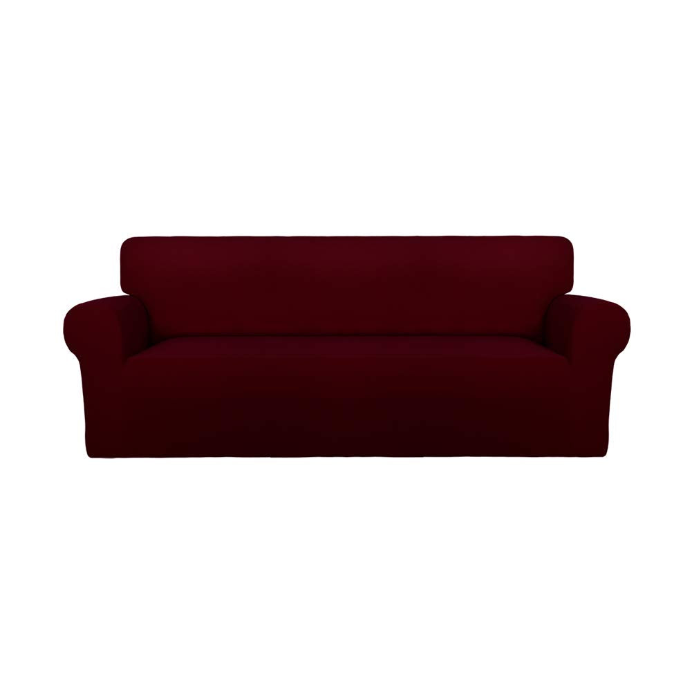PureFit Stretch Couch Covers for Sofa Large Sofa Slipcovers Dark Gray