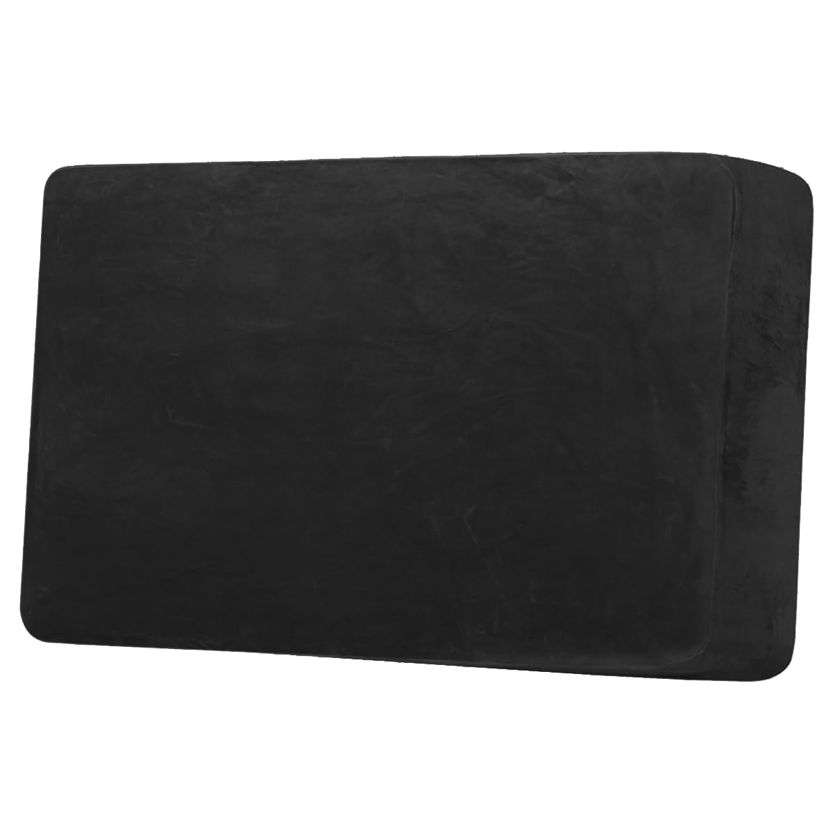 H.VERSAILTEX Velvet Stretch Couch Cushion Cover Plush Cushion Slipcover for Chair Loveseat Sofa Cushion Furniture Protector Seat Cushion Sofa Cover (3 Piece Sofa Cushion Covers, Ivory)