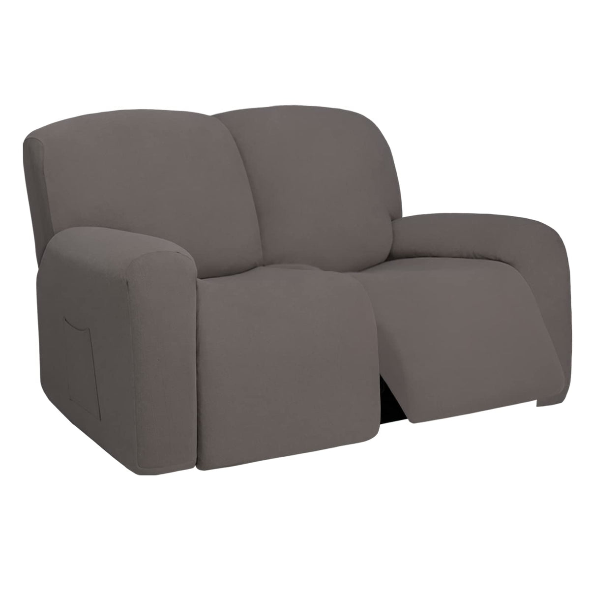 PureFit Stretch Couch Covers for Sofa Large Sofa Slipcovers Chocolate