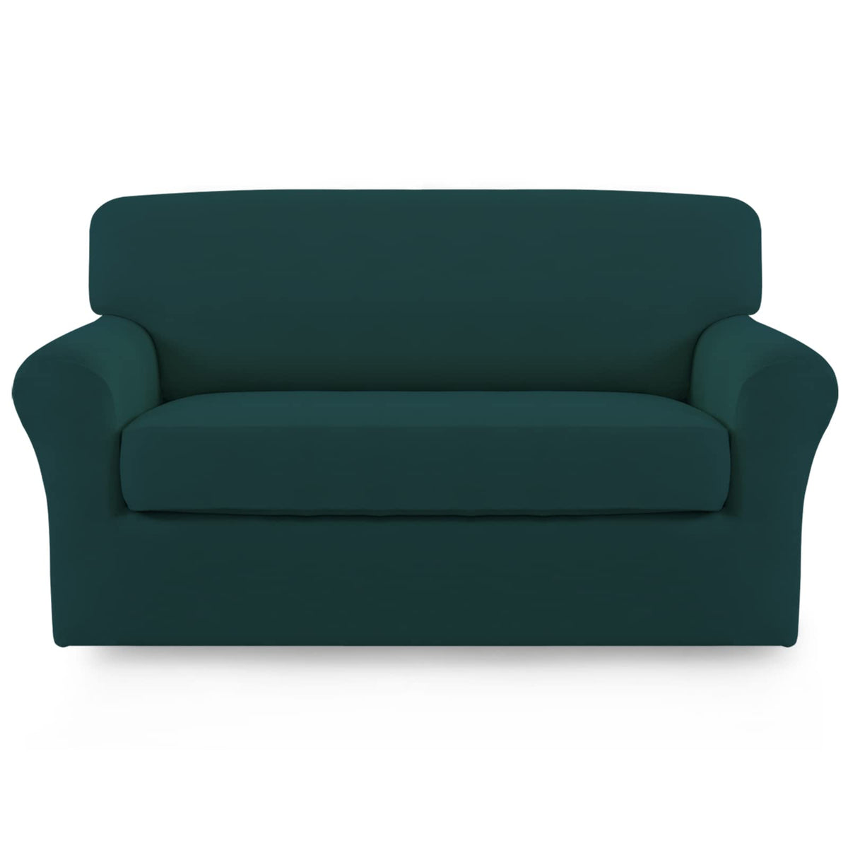 Easy-Going 2 Pieces Stretch Couch Sofa Slipcover Washable