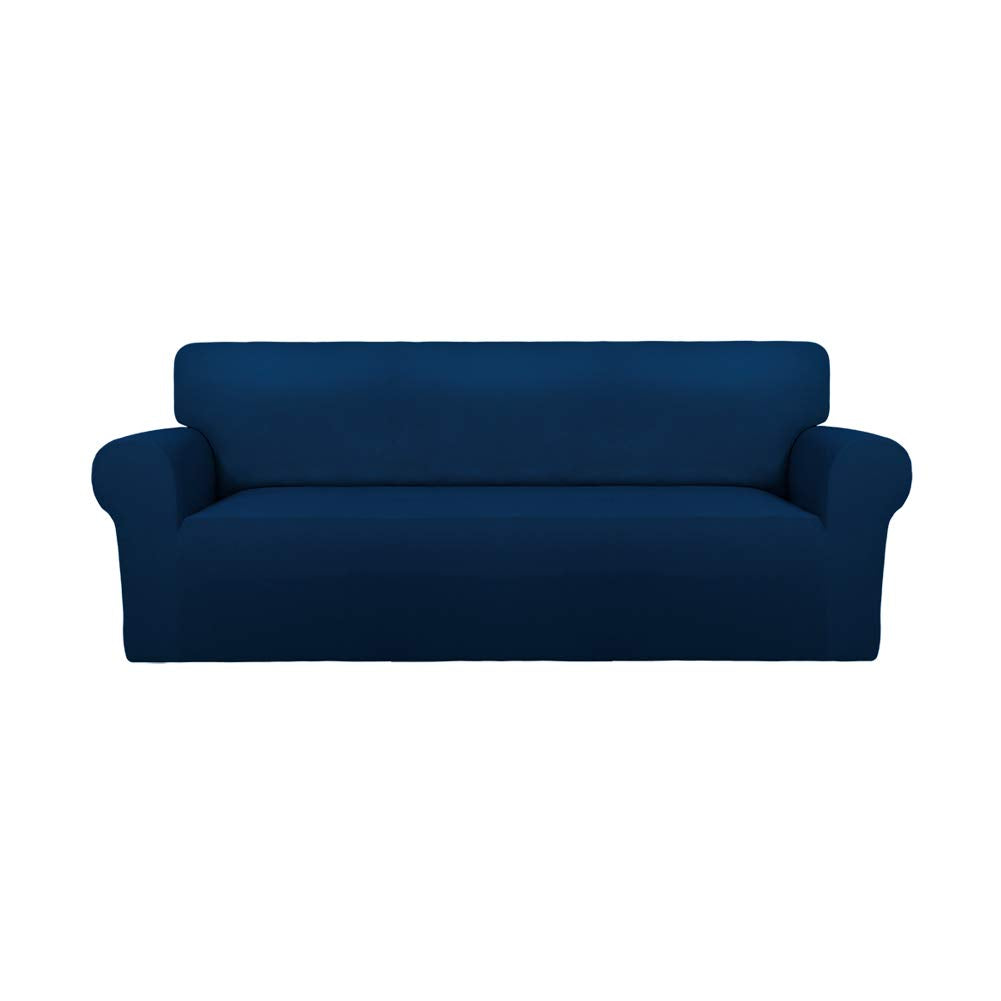 PureFit Stretch Couch Covers for Sofa Large Sofa Slipcovers Dark Gray