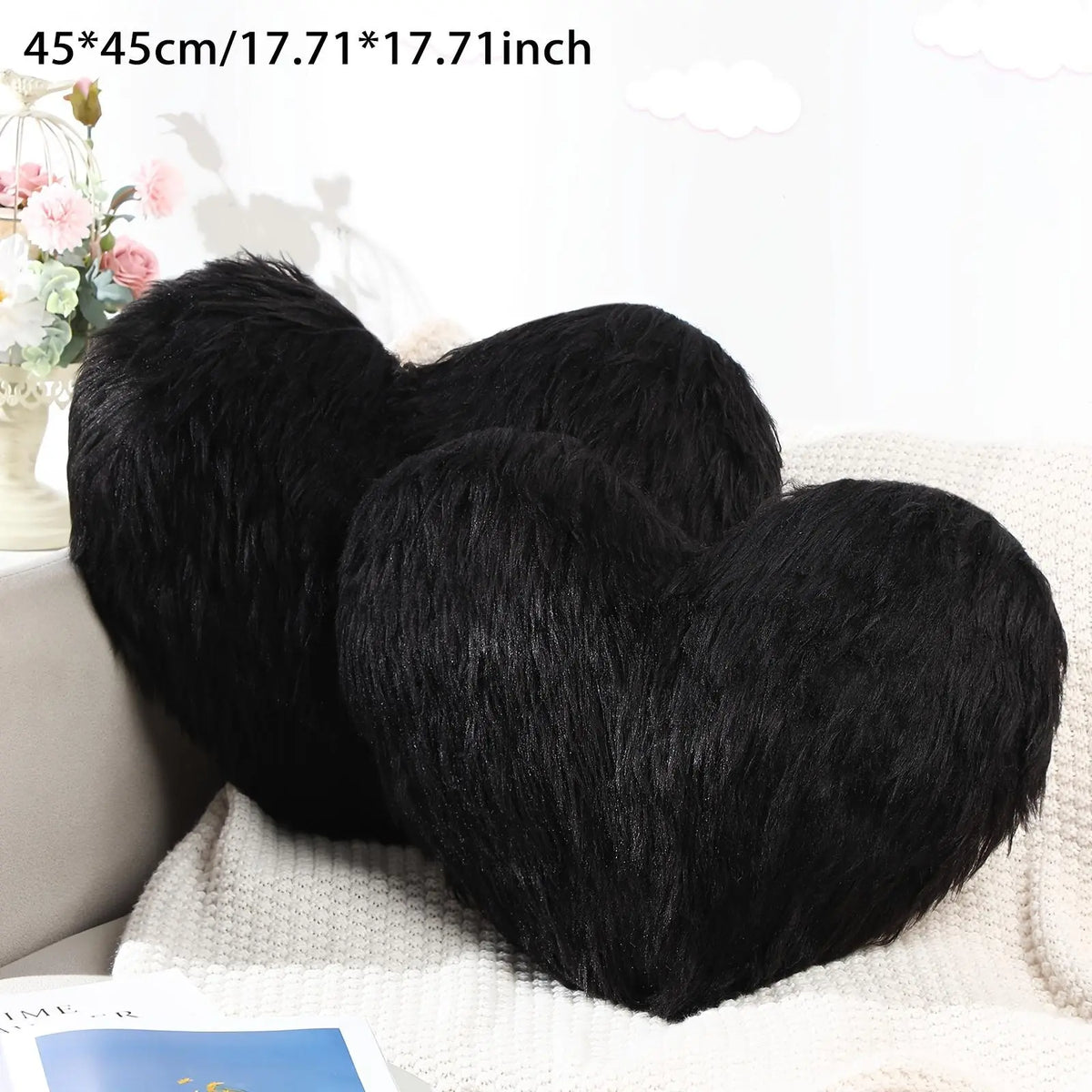 Modern Home Cow Pattern Long Plush Rug, Soft Comfortable Durable Carpet for Bedroom Living Room Study Bedside