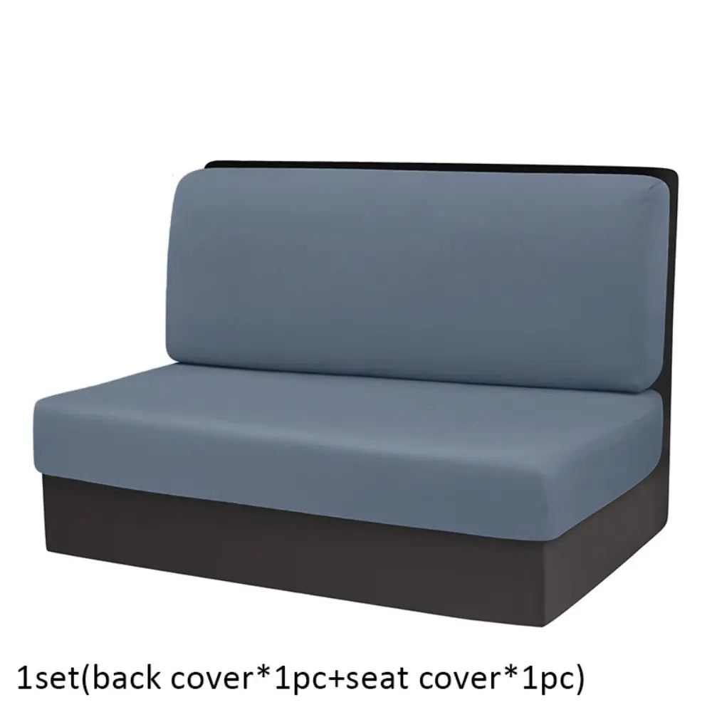 2 Pcs/set RV Dining Table Sofa Cover, Solid Color Breathable Dustproof Camper Sofa Cover, Removable All-season Protective Cover, Camper Van Sofa Cover, Sofa Slipcover, Washable Sofa Covers, Couch Slipcover, Cover For Couch