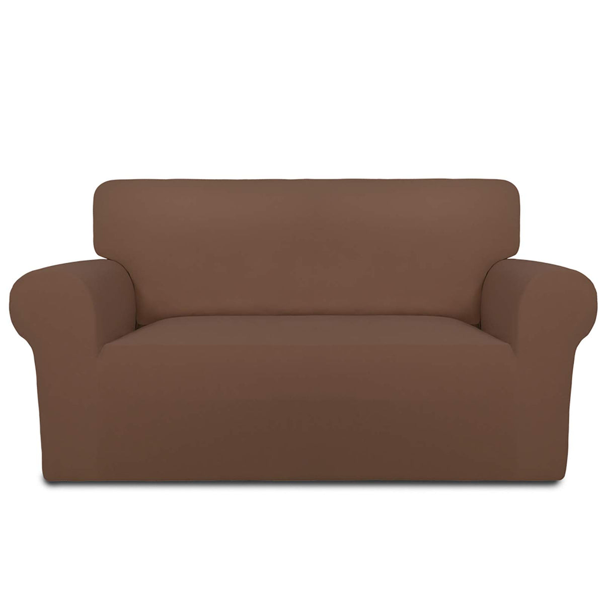 PureFit Stretch Couch Covers for Sofa Large Sofa Slipcovers Chocolate