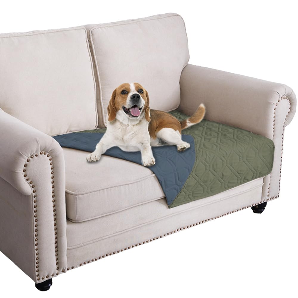 Ameritex Waterproof Dog Bed Blankets Cover for Bed Couch Sofa Reversible