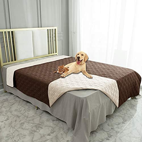 Ameritex Waterproof Dog Bed Blankets Cover for Bed Couch Sofa Reversible