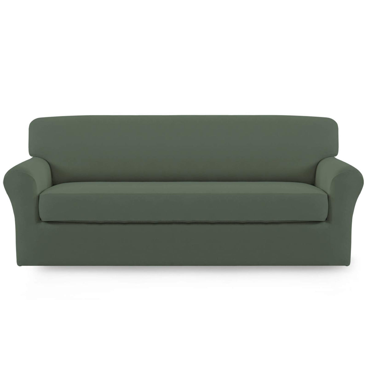 Easy-Going 2 Pieces Stretch Couch Sofa Slipcover Washable
