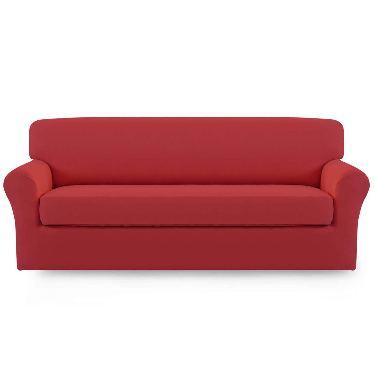 Easy-Going 2 Pieces Stretch Couch Sofa Slipcover Washable