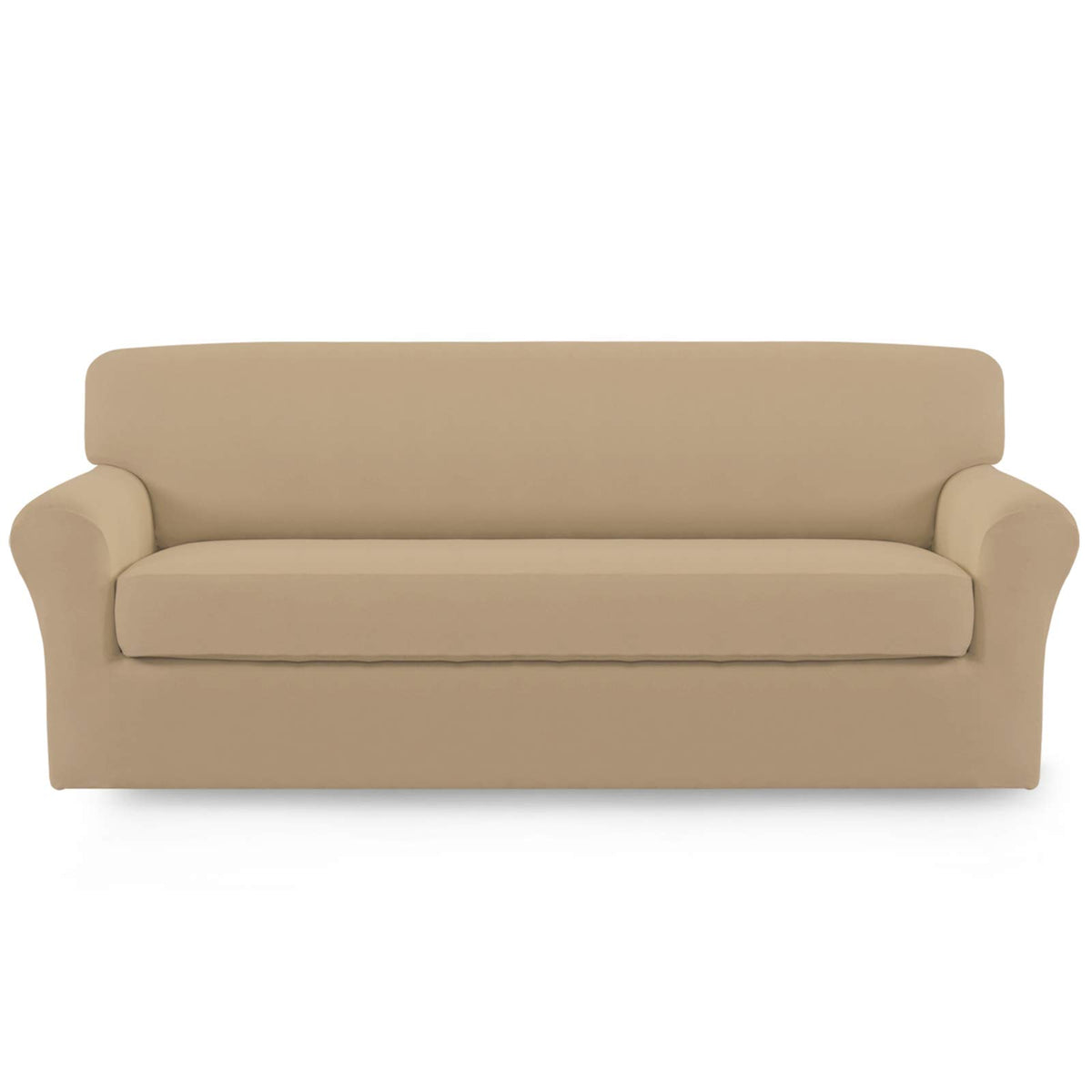 Easy-Going 2 Pieces Stretch Couch Sofa Slipcover Washable