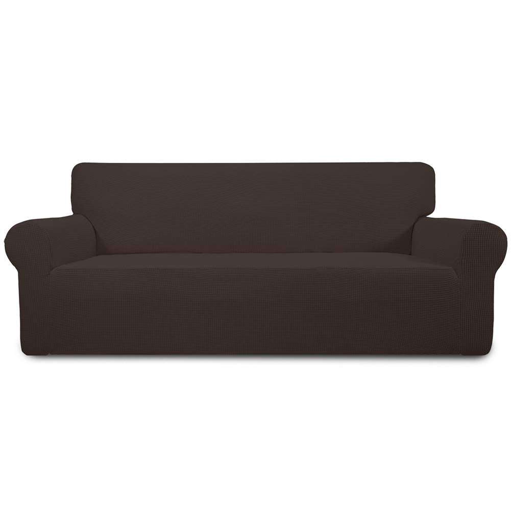Easy-Going Stretch Oversized Sofa Couch Slipcover Washable Dark Gray