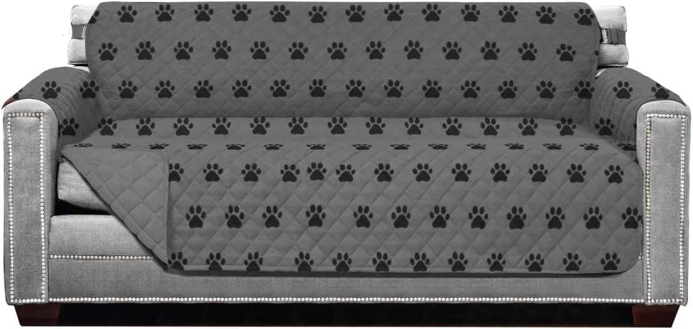 Sofa Shield® Couch Sofa Slip Cover for Dogs with Strap, Navy Sand