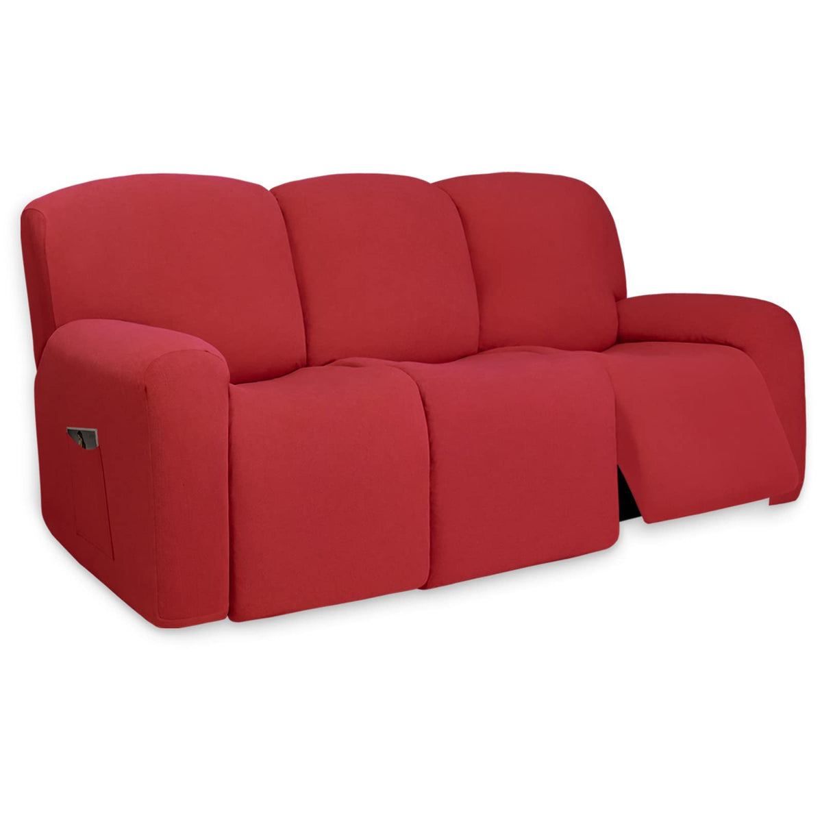 PureFit Stretch Couch Covers for Sofa Large Sofa Slipcovers Dark Gray