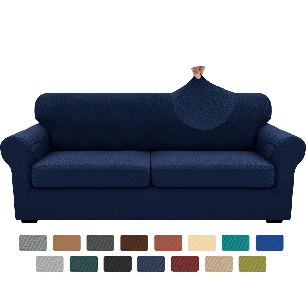 XINEAGE 4-Piece Stretch Sofa Cover, Washable Couch Covers for Dog