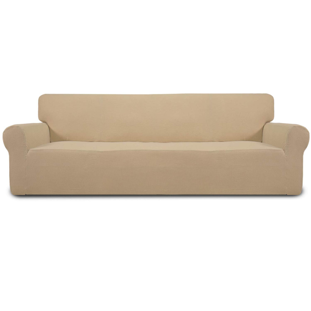 Easy-Going Stretch Loveseat Couch Covers Washable Dark Gray