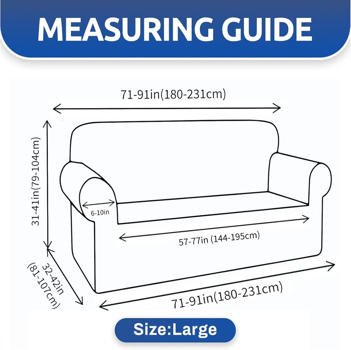 XINEAGE Stretch Jacquard Sofa Cover, Non Slip Sofa Slipcover for Dog