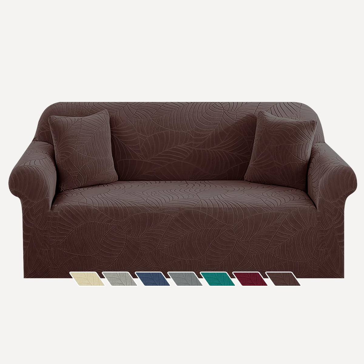 YEMYHOM Couch Cover Latest Jacquard Design High Stretch Sofa Covers for 3 Cushion Couch, Pet Dog Cat Proof Slipcover Non Slip Magic Elastic Furniture Protector (Sofa, Light Gray)