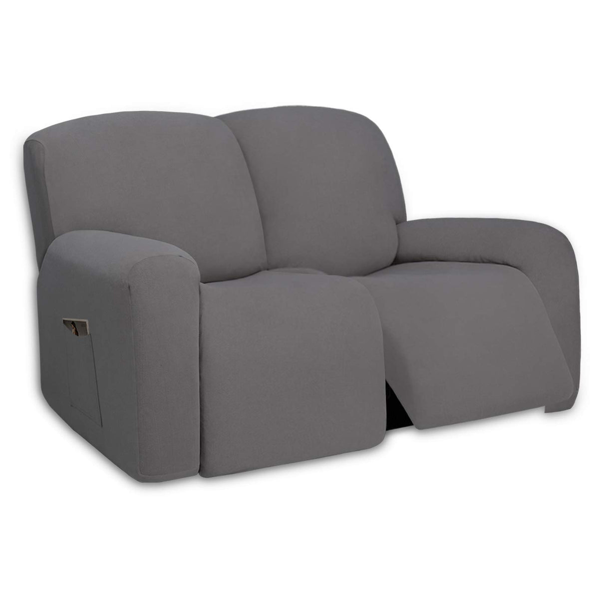 PureFit Stretch Couch Covers for Sofa Large Sofa Slipcovers Chocolate