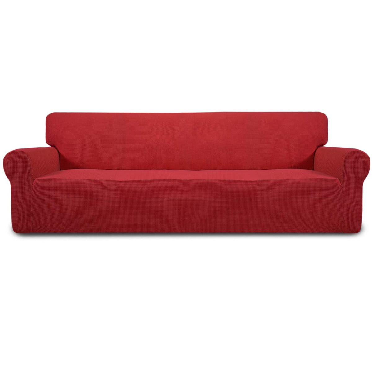 Easy-Going Stretch Couch Covers for Sofa Washable Large Dark Gray