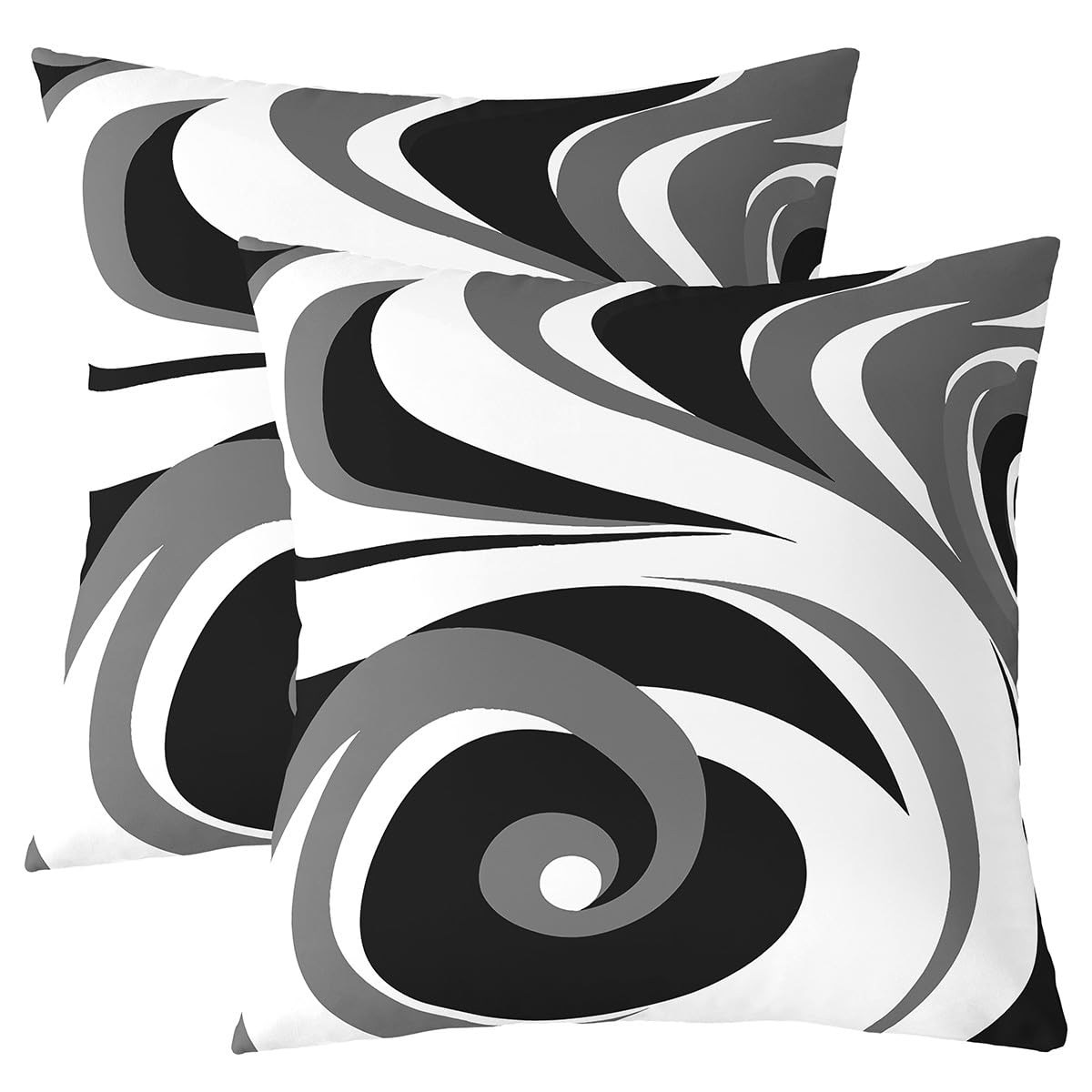 Feelyou Throw Geometric Square Pillow Covers 18x18 Inches