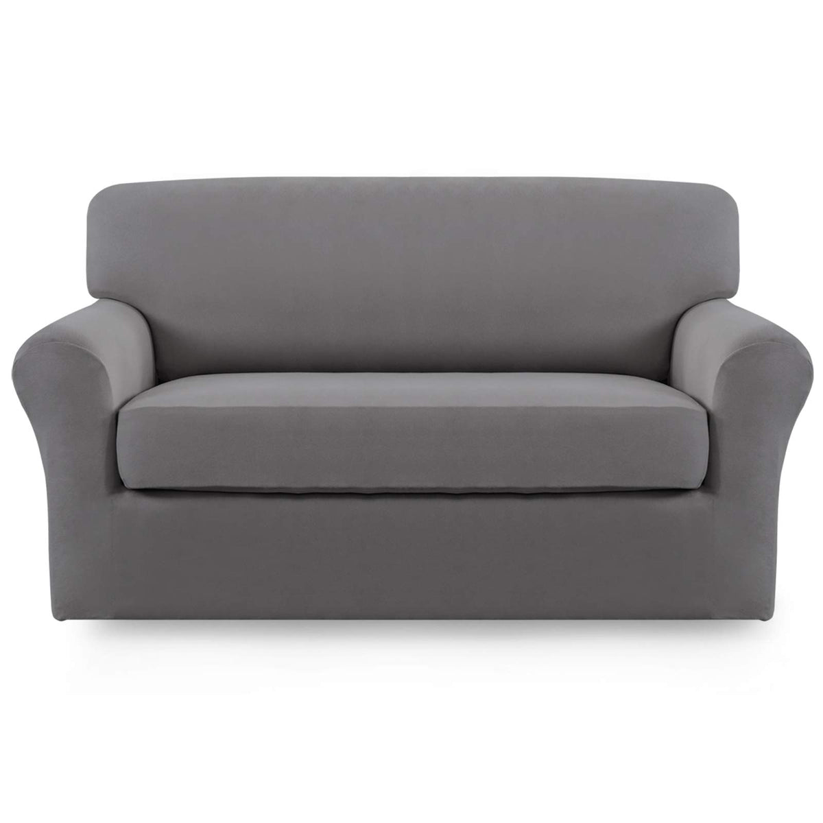 Easy-Going 2 Pieces Stretch Couch Sofa Slipcover Washable