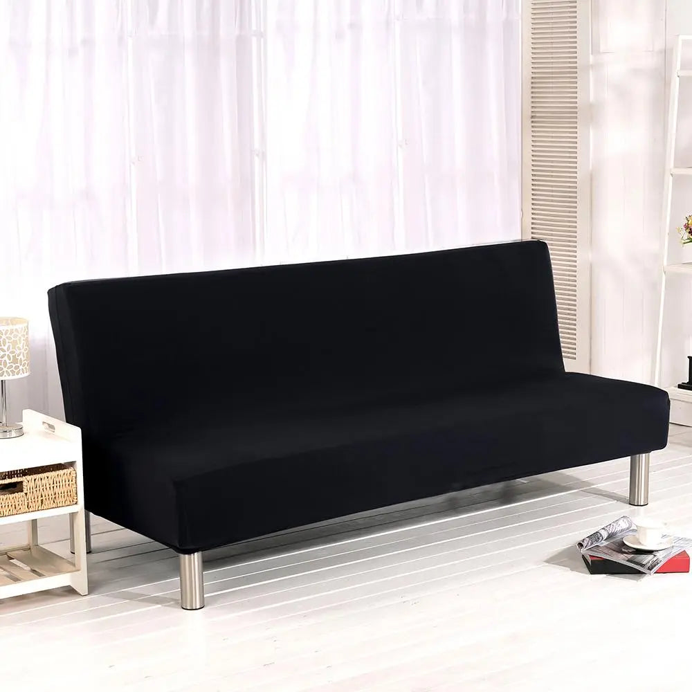 Solid Color Sofa Cover, Stretch Sofa Cover, Elastic Sofa Slipcover, Couch Cover, 1 Count Foldable Sofa Bed Cover, Dustproof Sofa Slipcover, Sofa Protector for Home Living Room, Bedroom