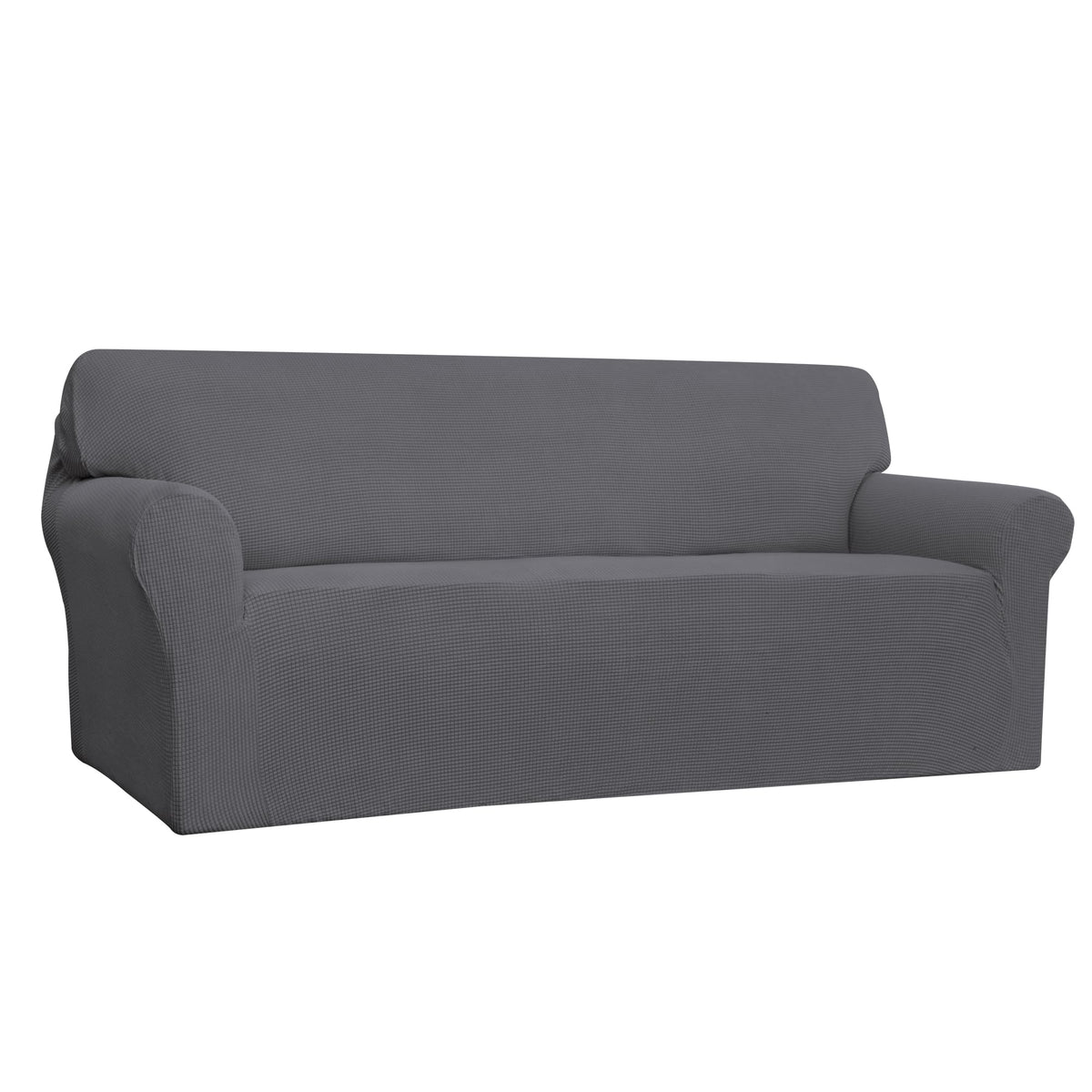 Easy-Going Stretch Oversized Sofa Couch Slipcover Washable Dark Gray