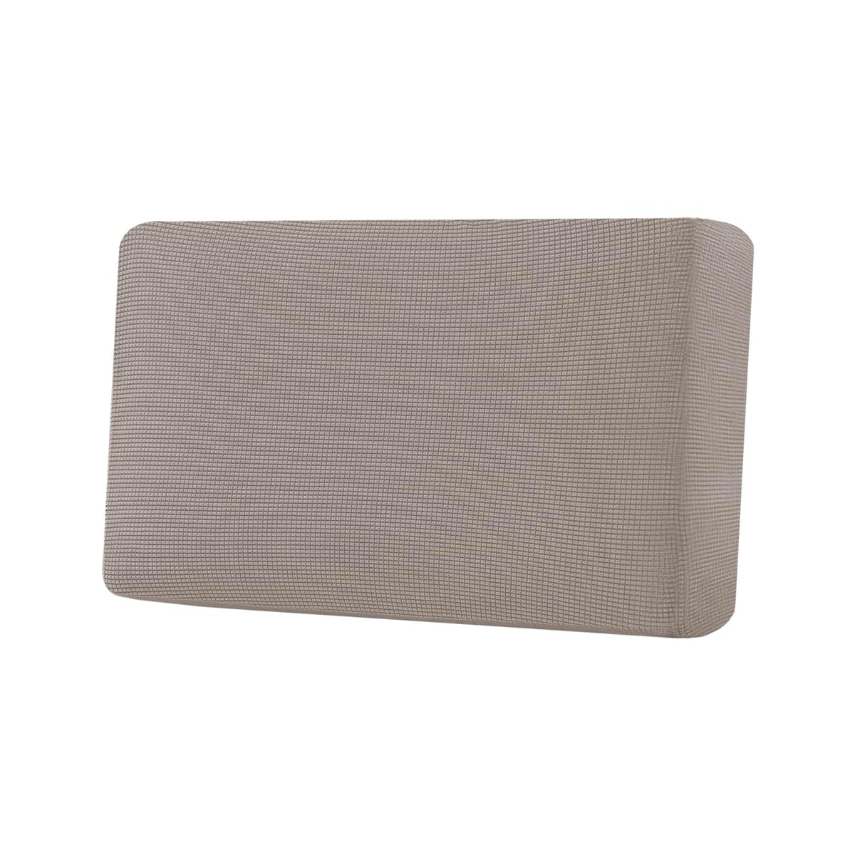 H.VERSAILTEX Super Stretch Individual Seat Cushion/Couch Slipcover Sets Thick Jacquard Textured Twill Fabric (3 Piece Sofa Covers, Sand)