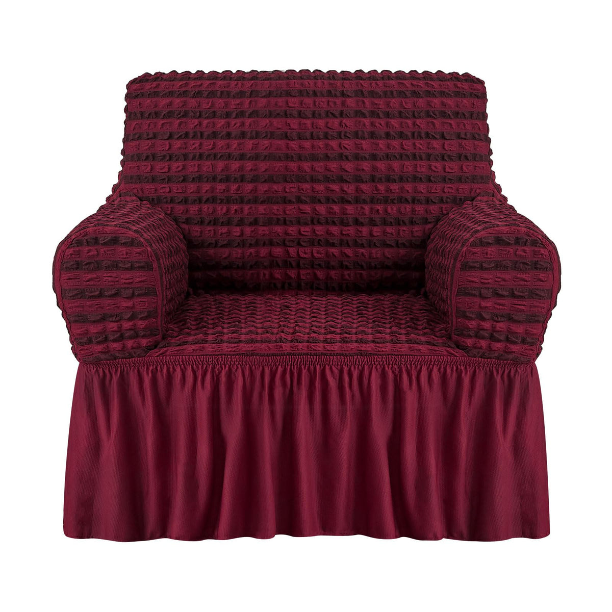 NICEEC Sofa Covers Beige Couch Cover Stretch Sofa Slipcovers with Skirt