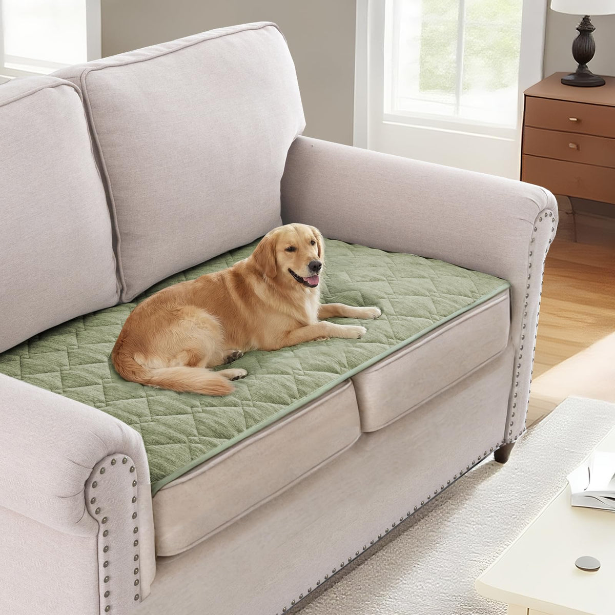 H.VERSAILTEX Couch Cover for Dogs, Non-Slip Washable Pet Sofa Protector