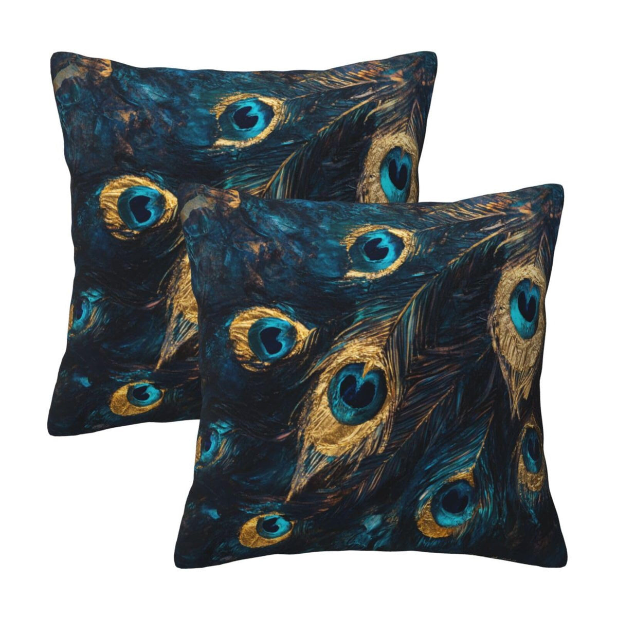 Landscape Throw Pillow Covers 18x18 Inch Set of 2 Western Decorative Cushion Cases for Couch Living Room Bedroom