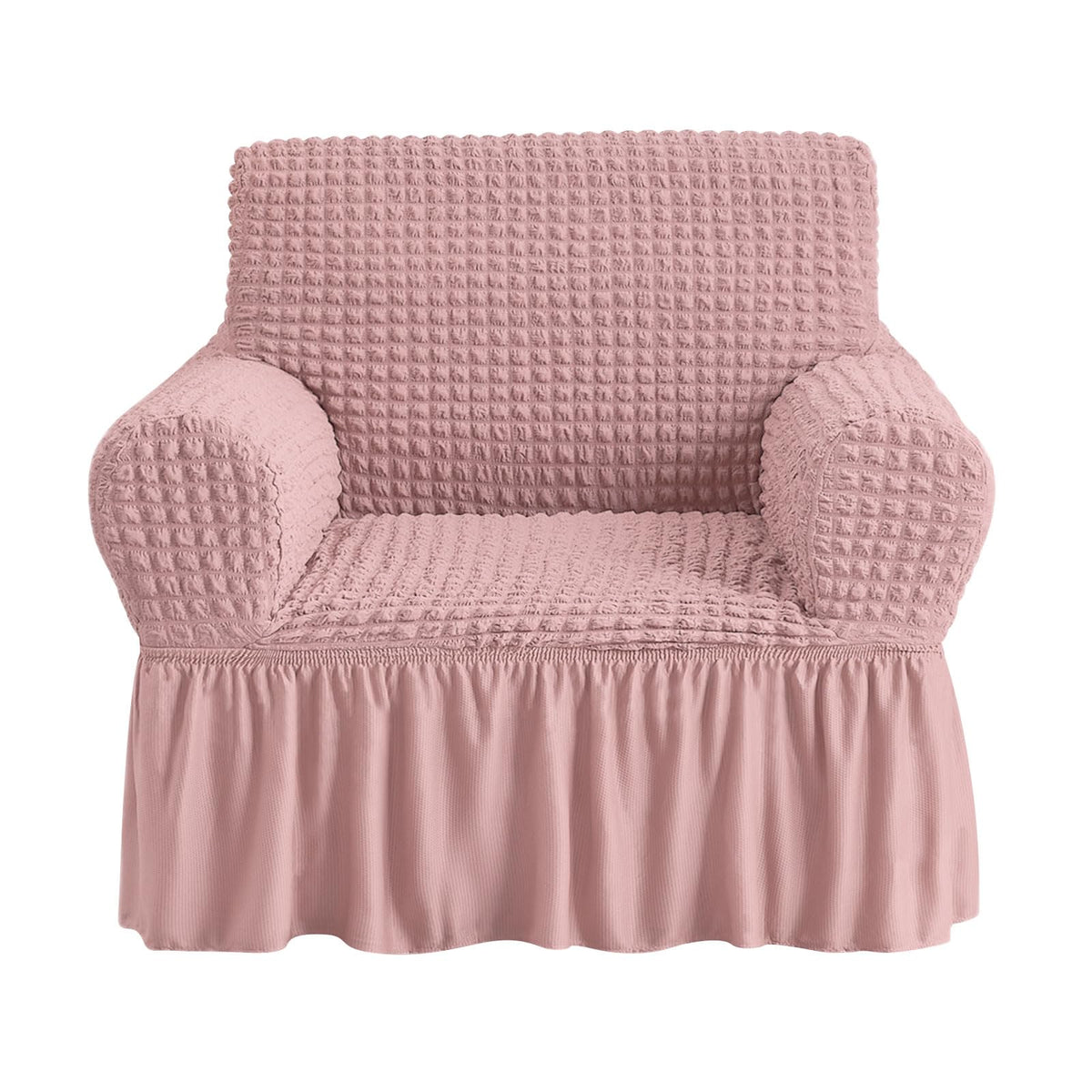 NICEEC Sofa Covers Beige Couch Cover Stretch Sofa Slipcovers with Skirt