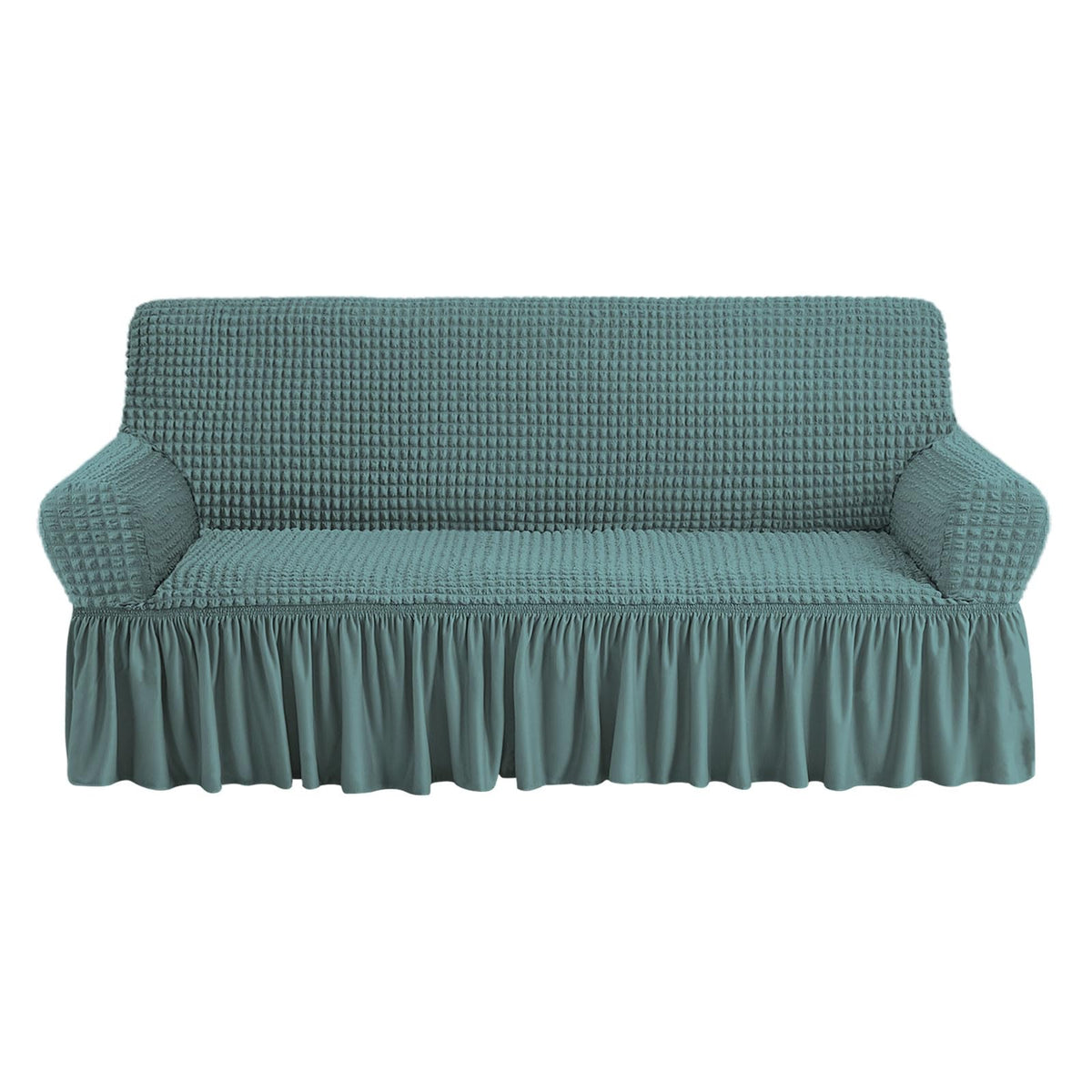 NICEEC Sofa Covers Beige Couch Cover Stretch Sofa Slipcovers with Skirt