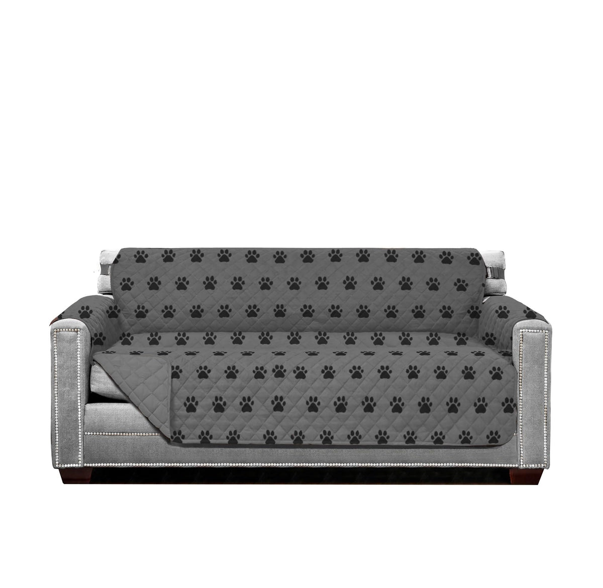 Sofa Shield® Couch Sofa Slip Cover for Dogs with Strap, Navy Sand
