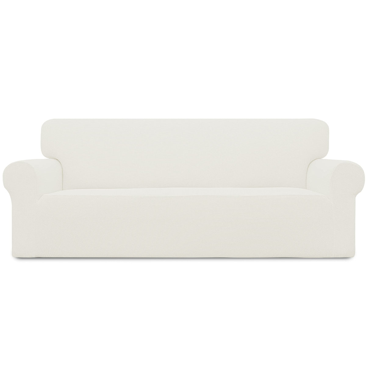 Easy-Going Stretch Loveseat Couch Covers Washable Dark Gray