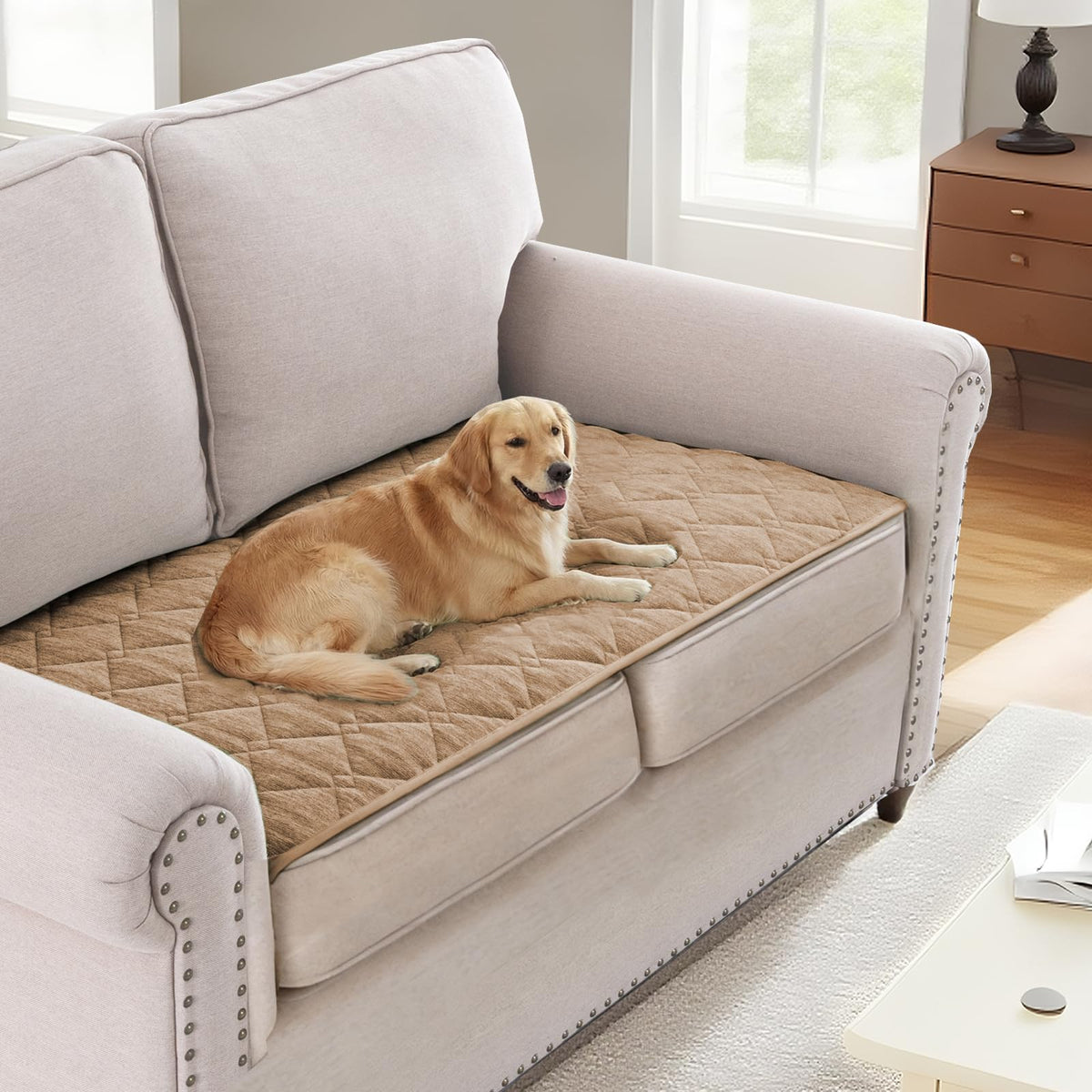 H.VERSAILTEX Couch Cover for Dogs, Non-Slip Washable Pet Sofa Protector