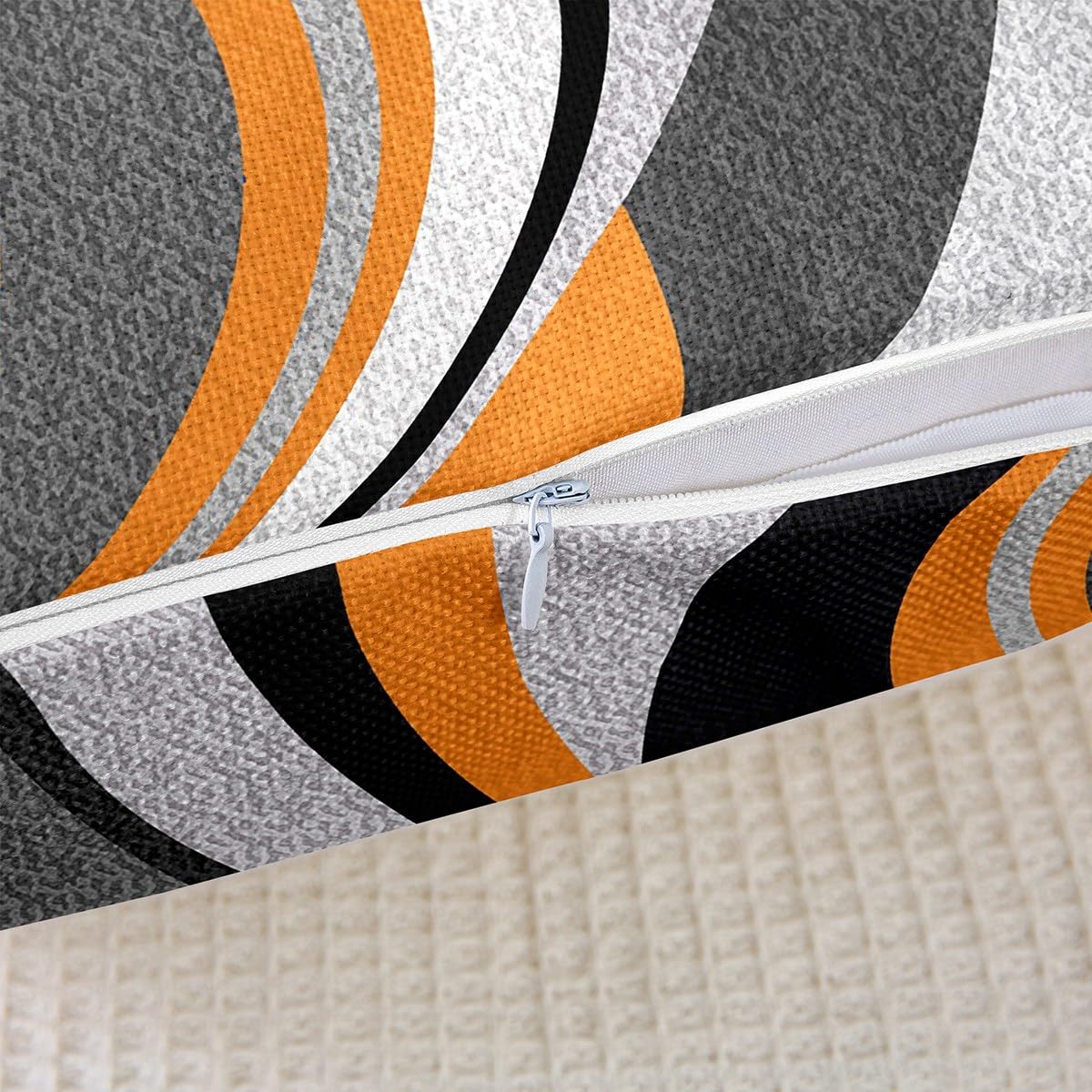 Feelyou Throw Geometric Square Pillow Covers 18x18 Inches