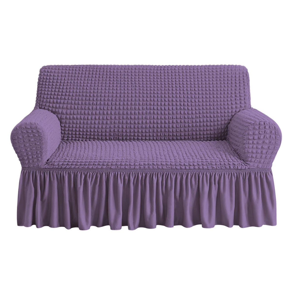 NICEEC Sofa Covers Beige Couch Cover Stretch Sofa Slipcovers with Skirt