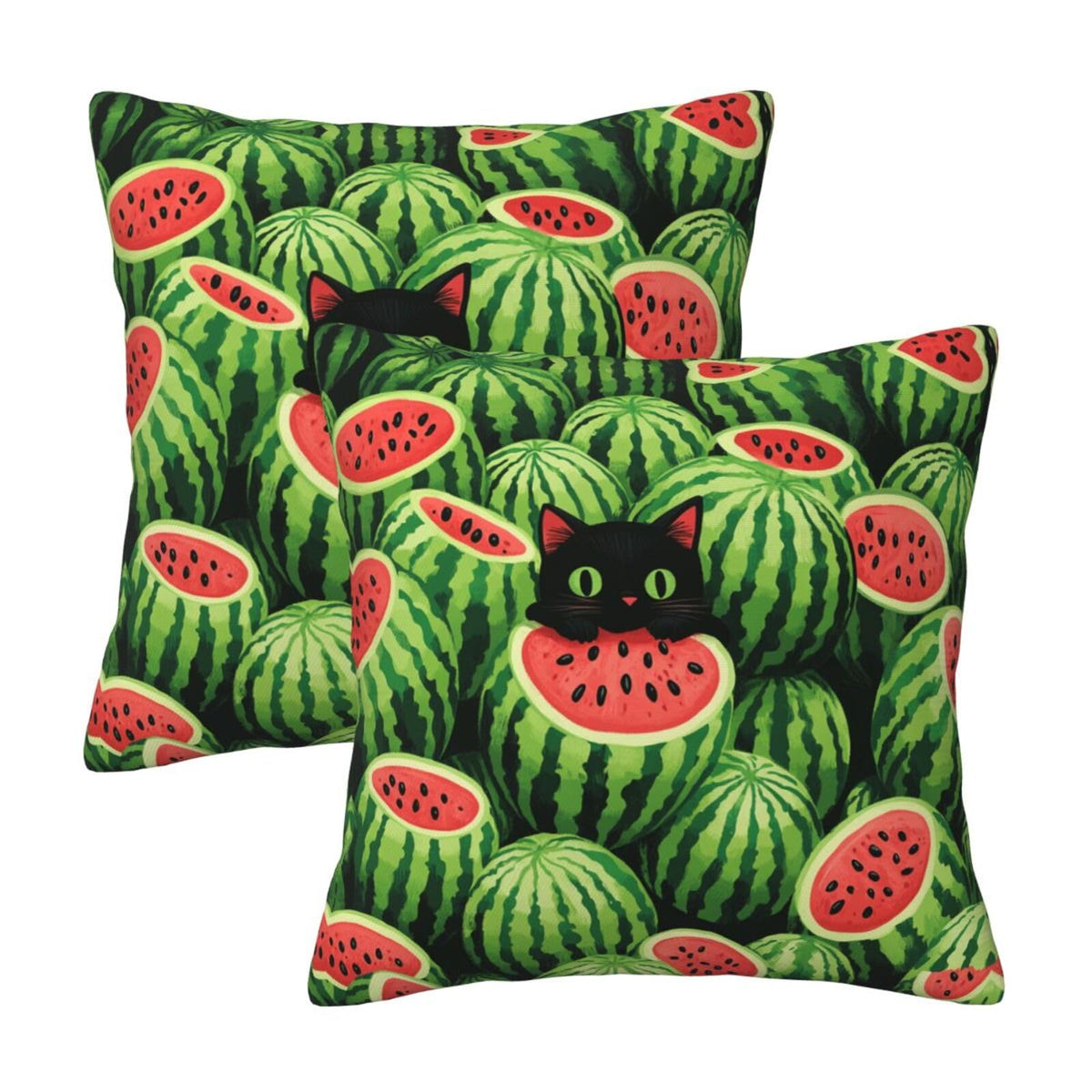 Landscape Throw Pillow Covers 18x18 Inch Set of 2 Western Decorative Cushion Cases for Couch Living Room Bedroom