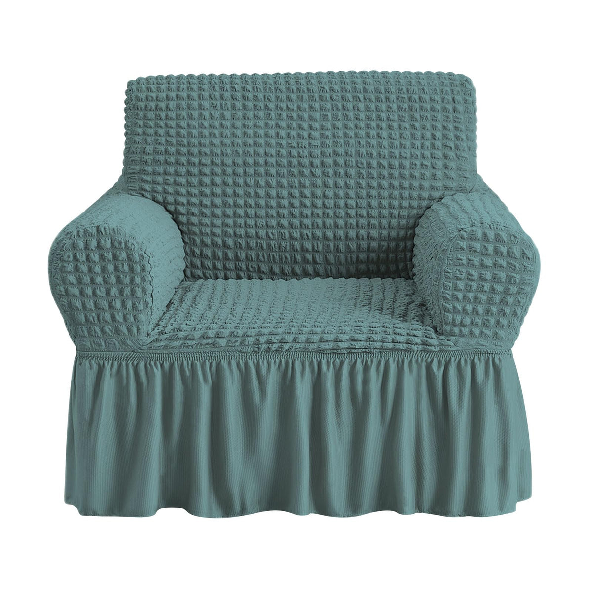 NICEEC Sofa Covers Beige Couch Cover Stretch Sofa Slipcovers with Skirt