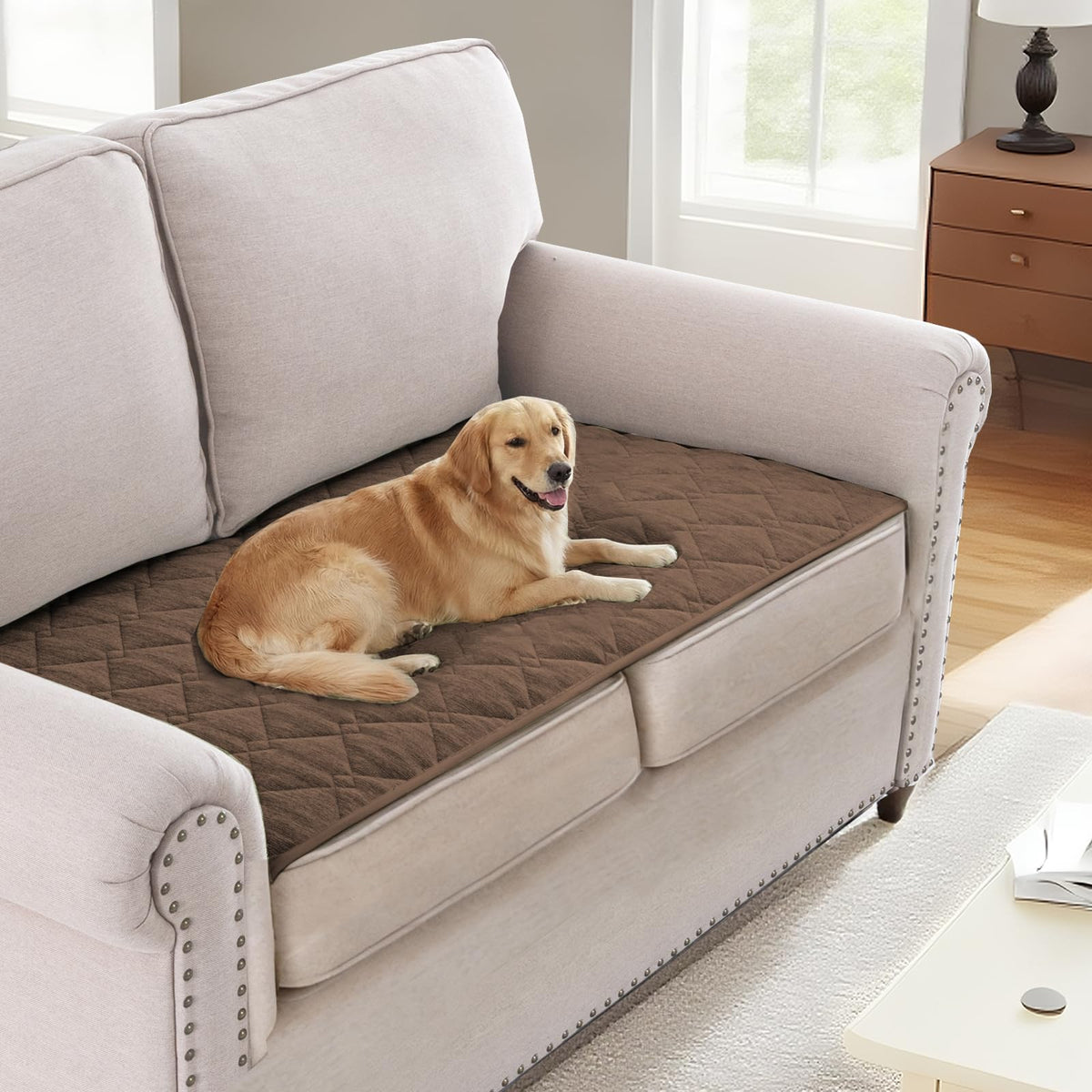 H.VERSAILTEX Couch Cover for Dogs, Non-Slip Washable Pet Sofa Protector