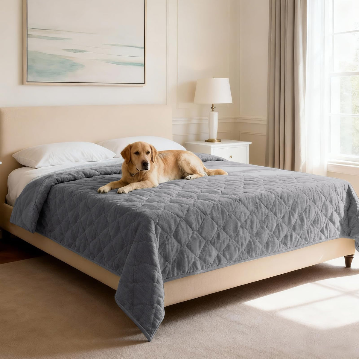H.VERSAILTEX Couch Cover for Dogs, Non-Slip Washable Pet Sofa Protector