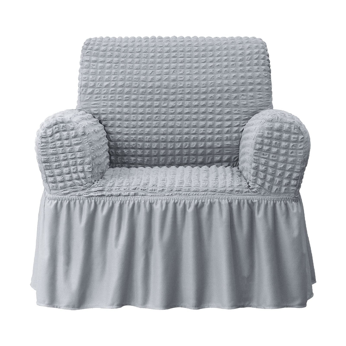 NICEEC Sofa Covers Beige Couch Cover Stretch Sofa Slipcovers with Skirt