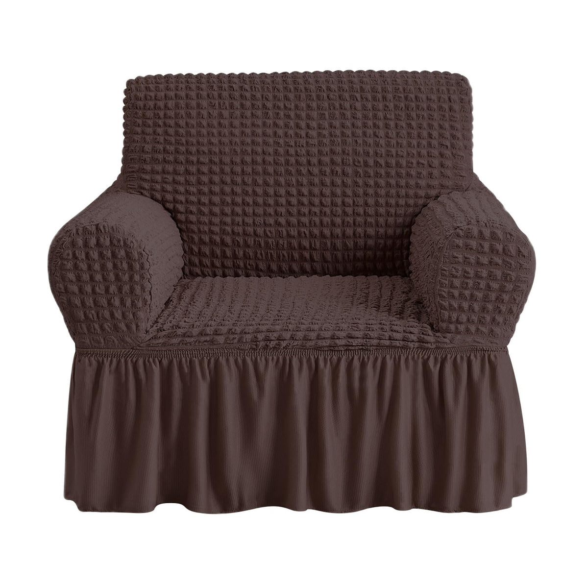 NICEEC Sofa Covers Beige Couch Cover Stretch Sofa Slipcovers with Skirt