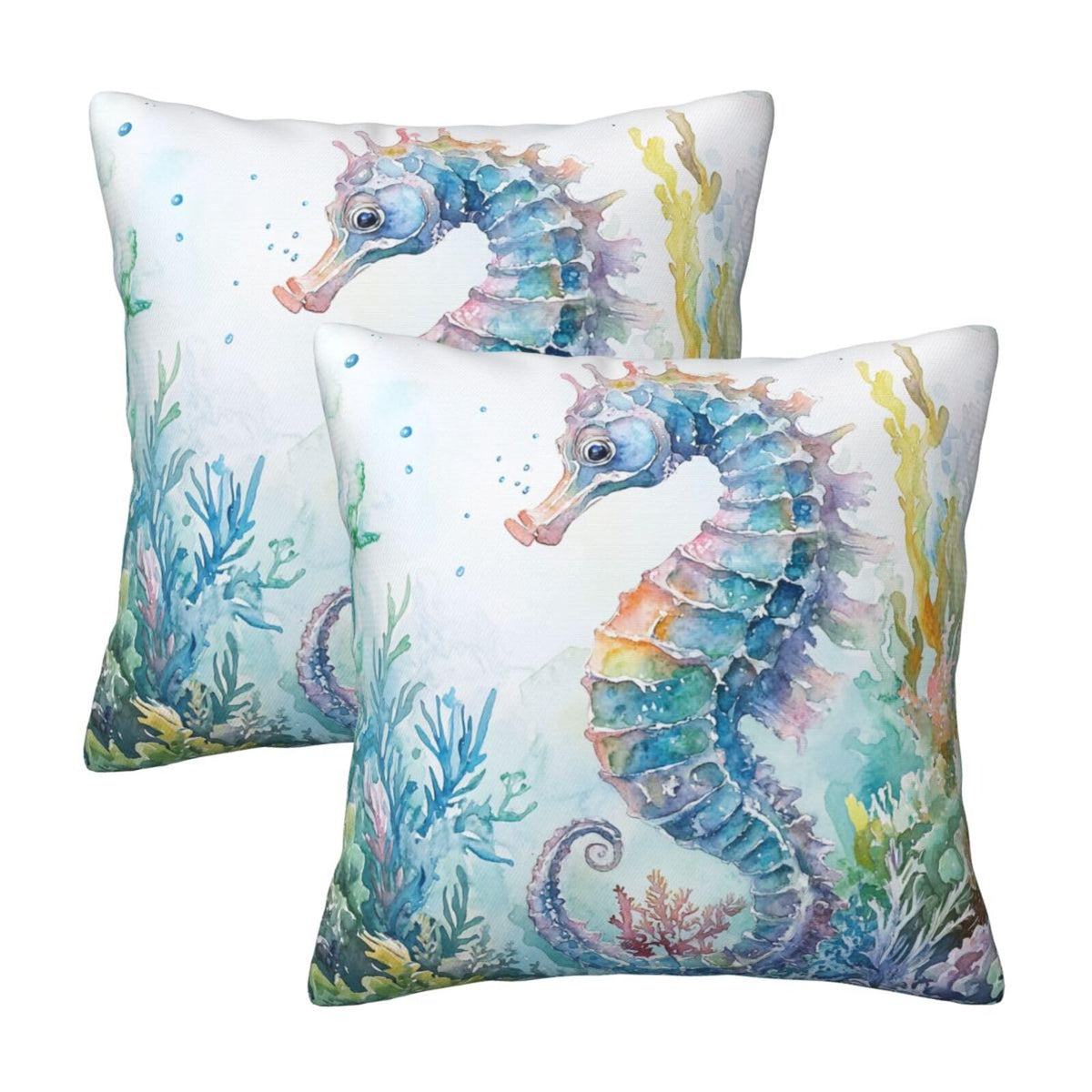Landscape Throw Pillow Covers 18x18 Inch Set of 2 Western Decorative Cushion Cases for Couch Living Room Bedroom