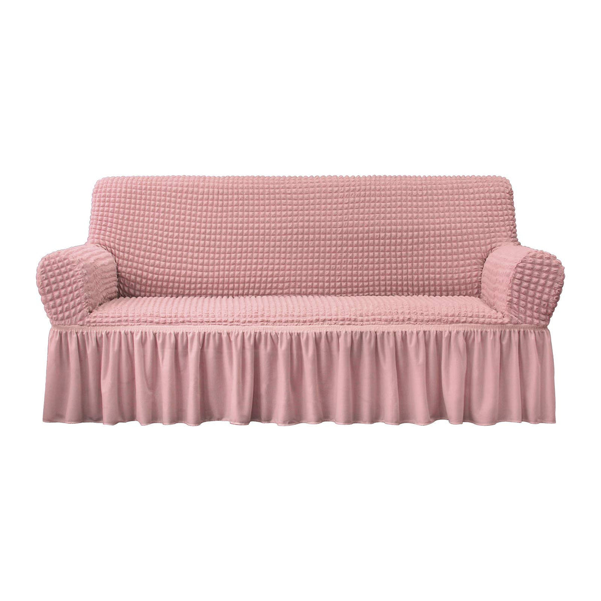 NICEEC Sofa Covers Beige Couch Cover Stretch Sofa Slipcovers with Skirt