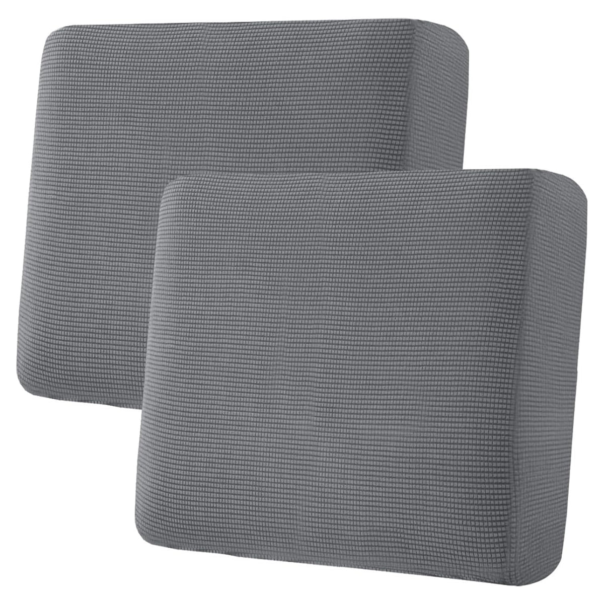 H.VERSAILTEX Super Stretch Individual Seat Cushion/Couch Slipcover Sets Thick Jacquard Textured Twill Fabric (3 Piece Sofa Covers, Sand)